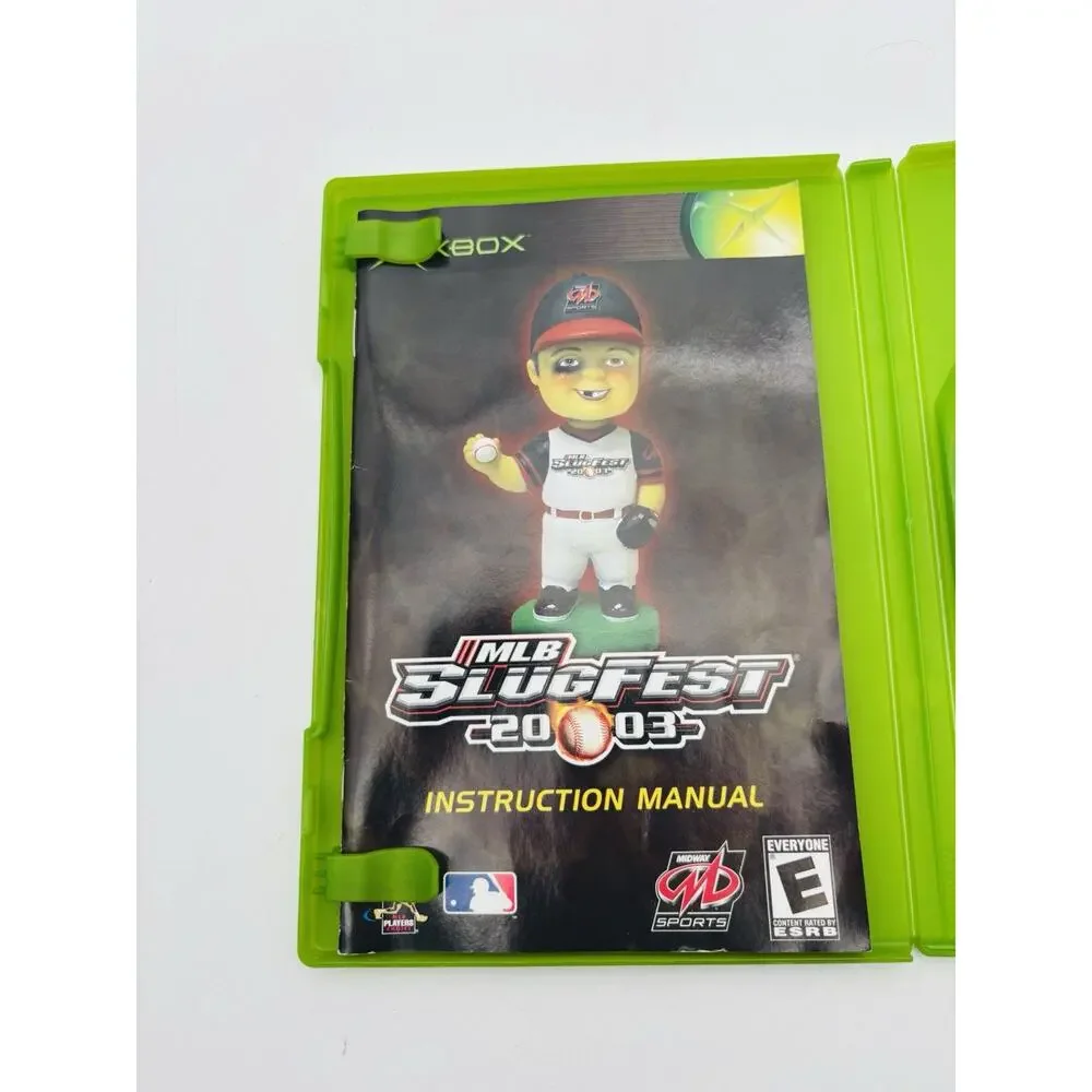 MLB SlugFest 2003 (Original Xbox) CIB Complete Tested Works Very Good Condition